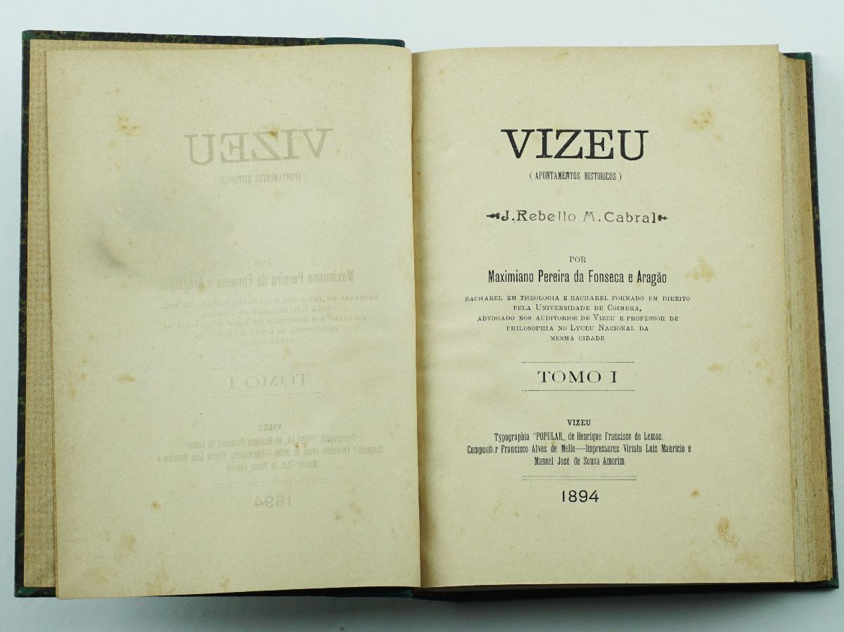 VIZEU APONTAMENTOS HISTÓRICOS. 1894