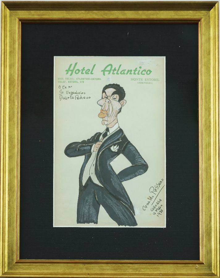 ARNALDO RESSANO – CARICATURA DE DUARTE PACHECO