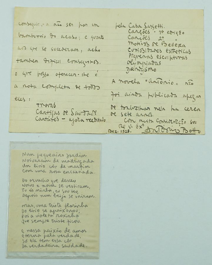 ANTÓNIO BOTTO- MANUSCRITOS