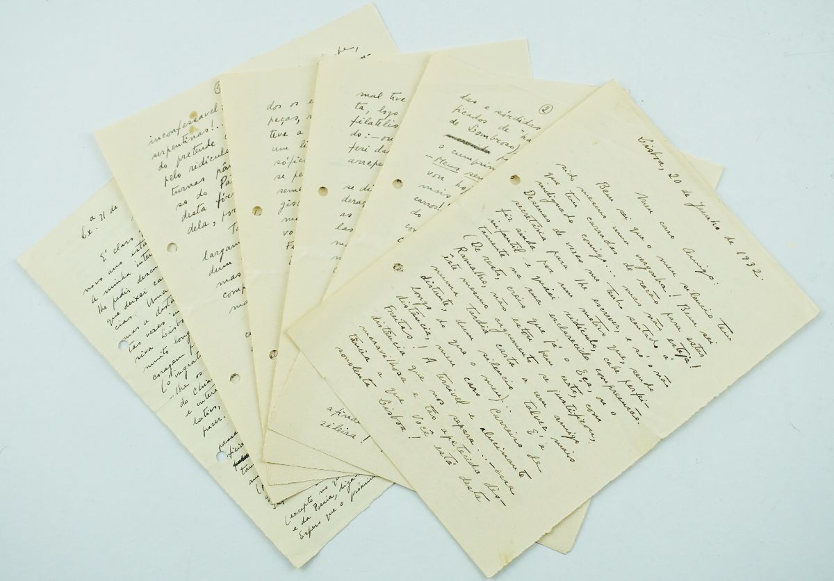 POETA CARLOS QUEIROZ- CARTAS MANUSCRITAS