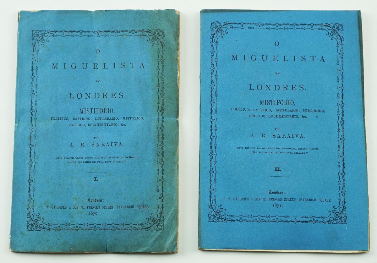 O MIGUELISTA EM LONDRES- 1870