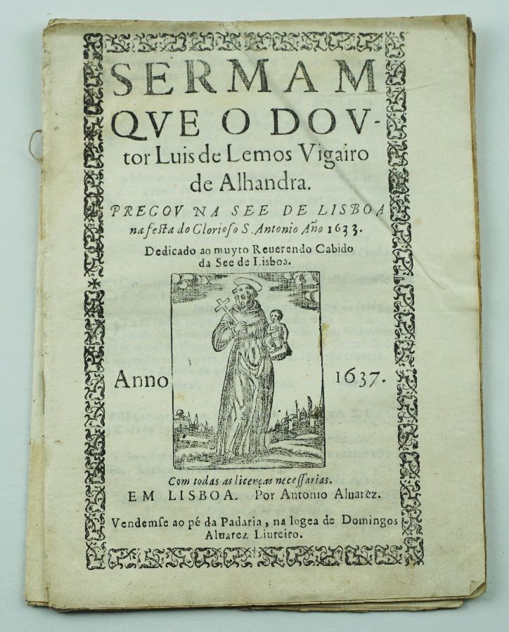 SANTO ANTÓNIO DE LISBOA. 1637