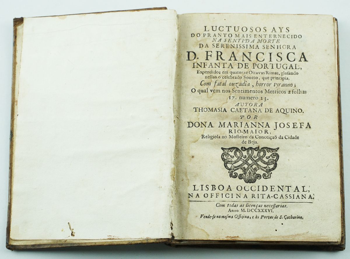DOM JOSÉ E INFANTA D.FRANCISCA DE PORTUGAL. SÉC XVIII.
