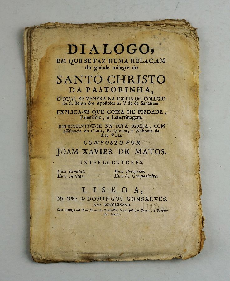 Villa de Santarém, 1789