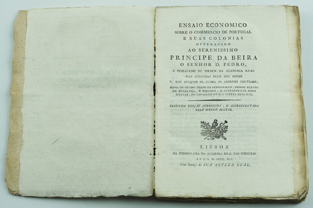 Ensaio Economico sobre o Commercio de Portugal e as suas Colonias