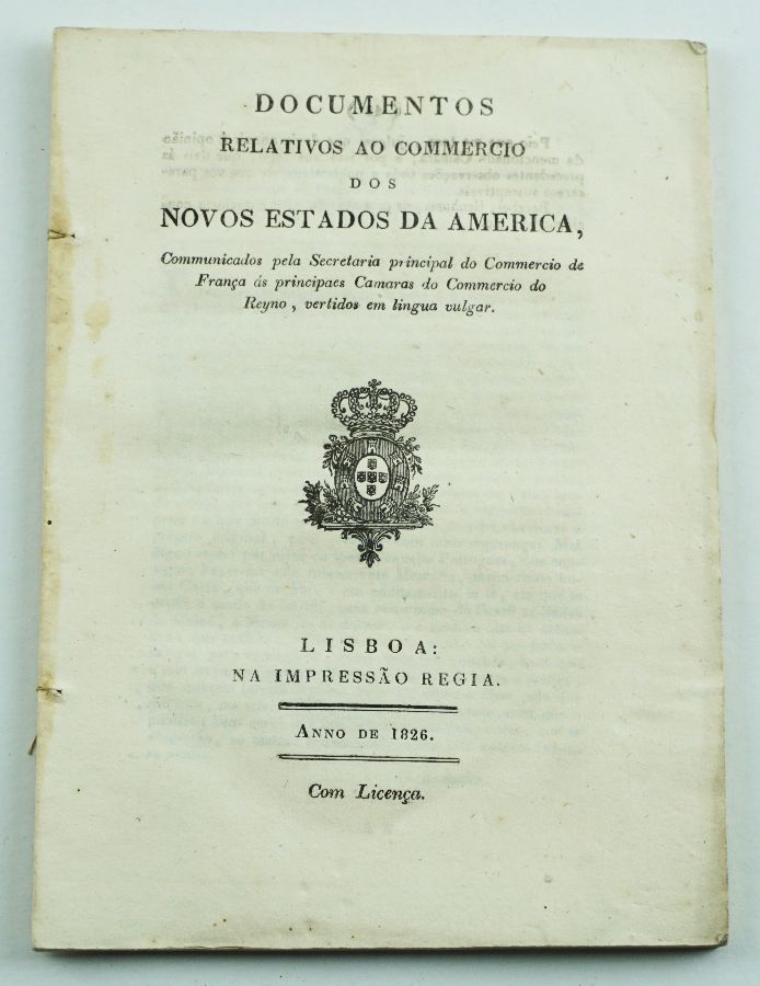 Documentos Relativos ao Commércio dos Novos Estados da America, 1826