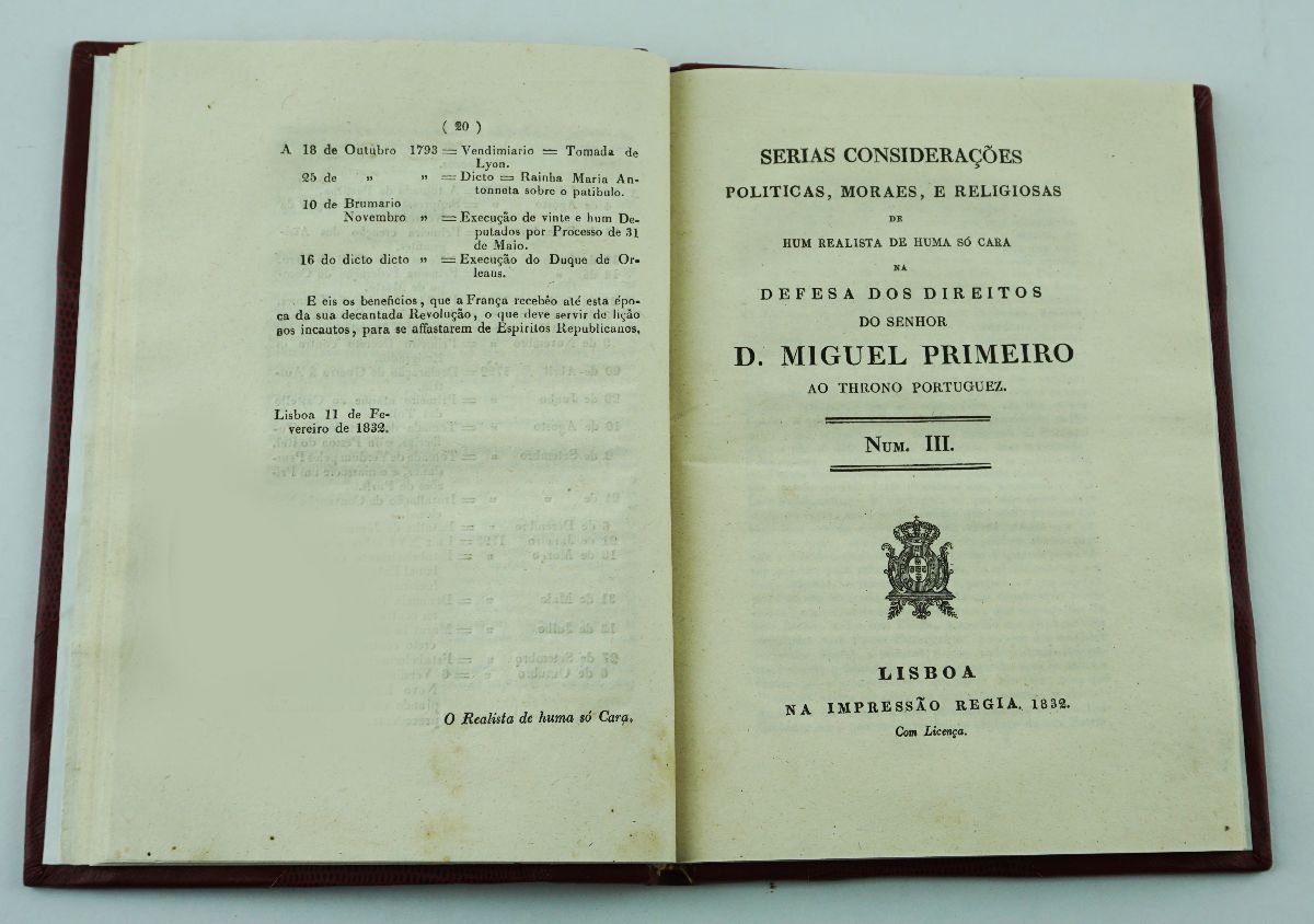Publicação periódica miguelista e antimaçónica (1832)