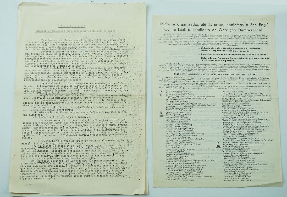 Candidatura de Cunha Leal à Presidência da República (1958)