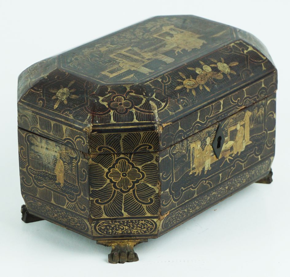 Caixa de chá Oriental