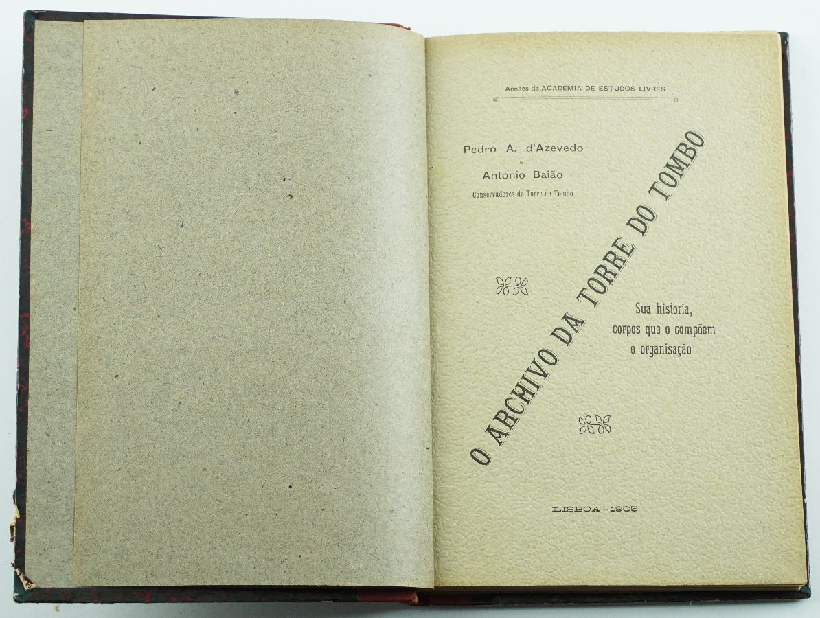 O Arquivo da Torre do Tombo (1905)