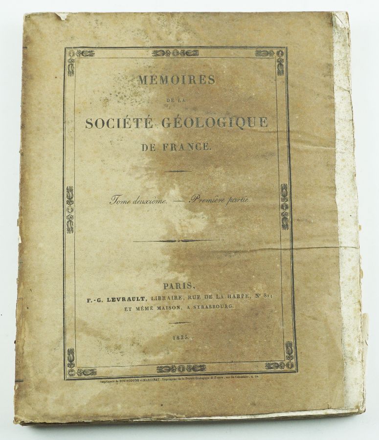 Memoires de la Societe Geologique de France ( 1845)