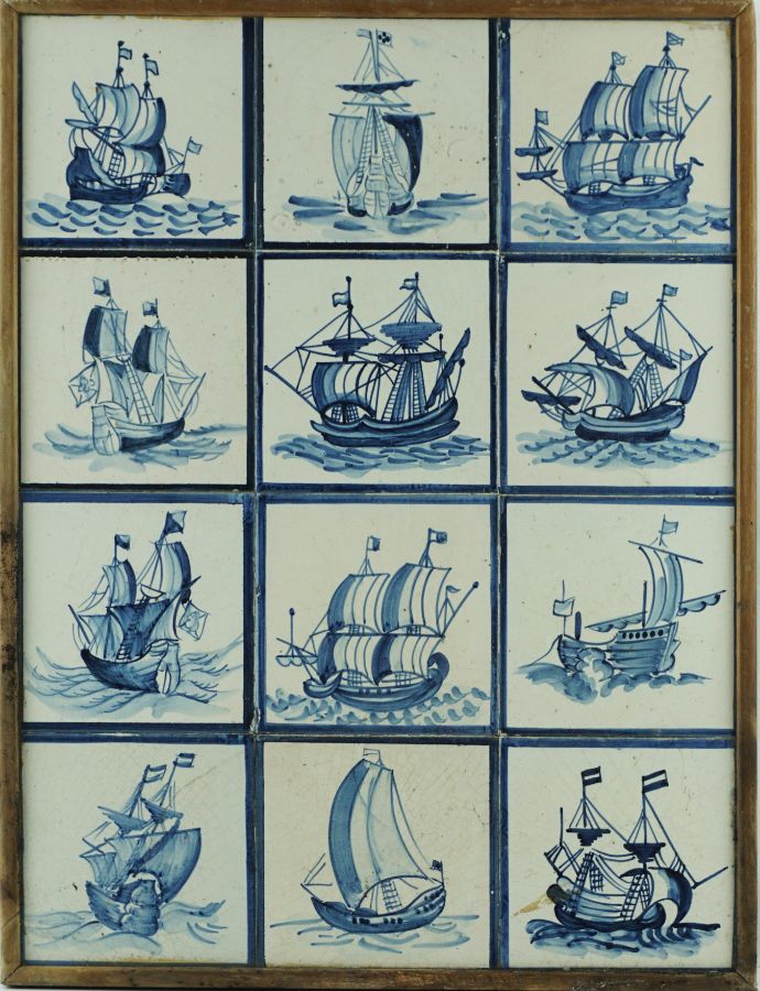 Painel de 12 Azulejos