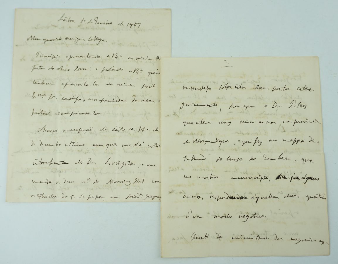 Manuscrito do Marquês de Sá da Bandeira