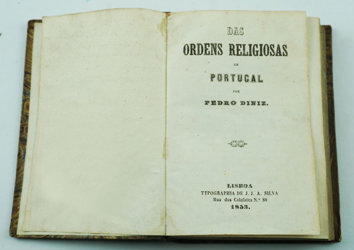 DINIZ, Pedro - DAS ORDENS RELIGIOSAS EM PORTUGAL