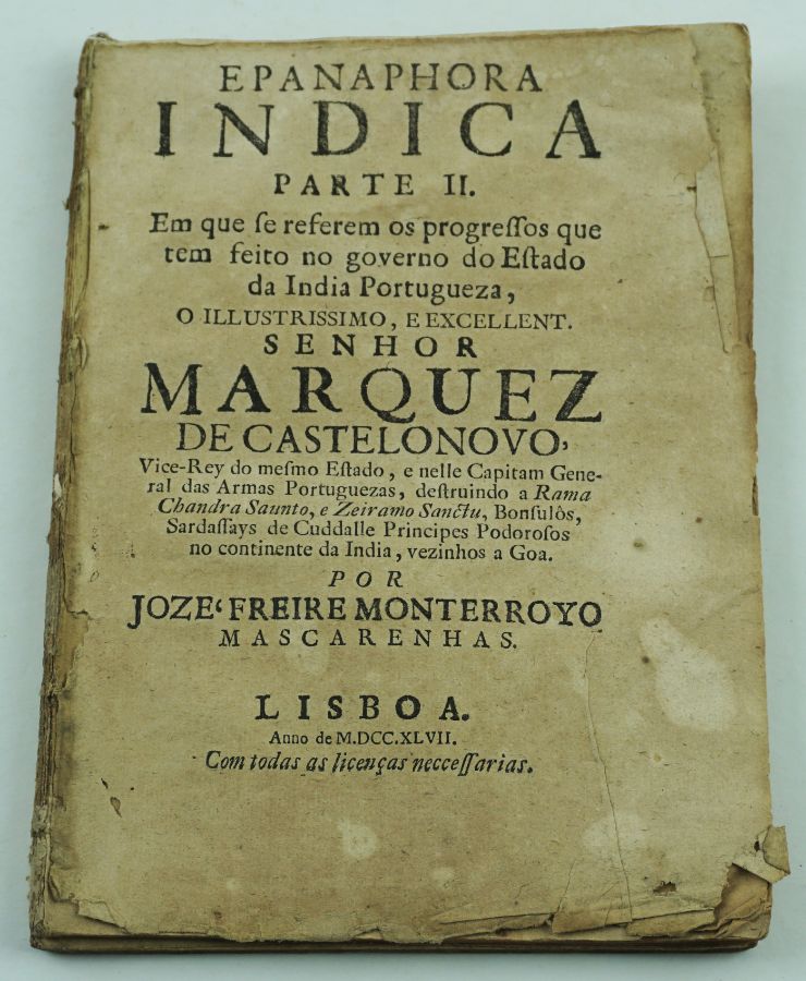 José Freire Monterroyo Mascarenhas, 1747 /1752