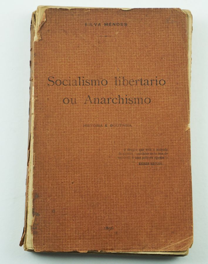 Livro pioneiro sobre o Anarquismo em Portugal (1896)