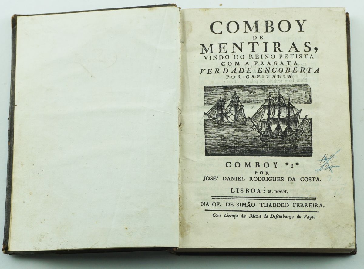 José Daniel Rodrigues da Costa – Comboy de Mentiras (1801)