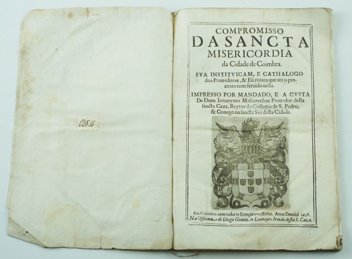 Compromisso da Sancta Misericórdia da Cidade de Coimbra, 1636