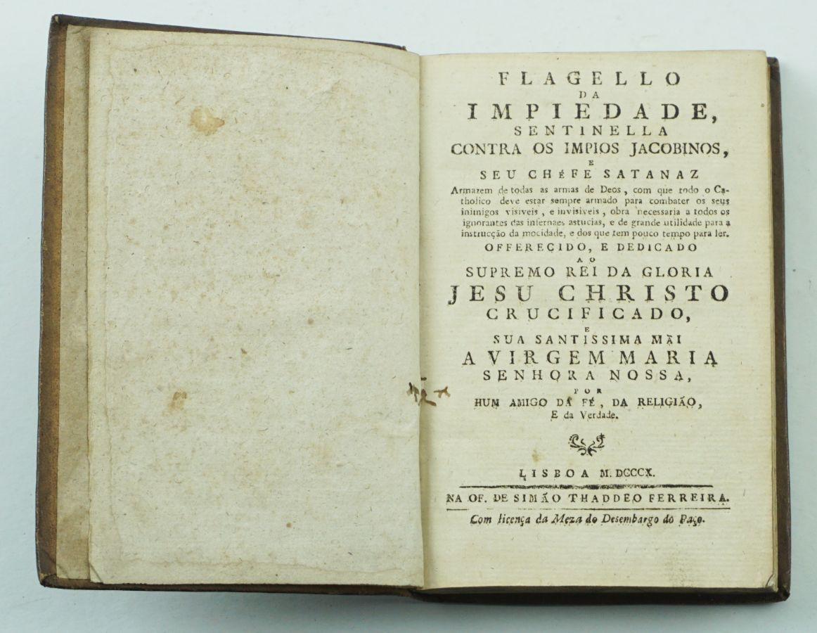 Curioso e raro livro contra os jacobinos (1810)