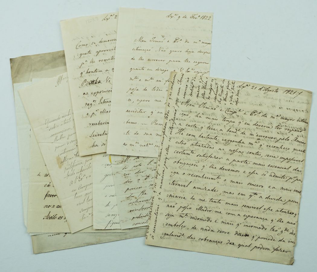 Cartas inéditas originais da Família Sousa Holstein