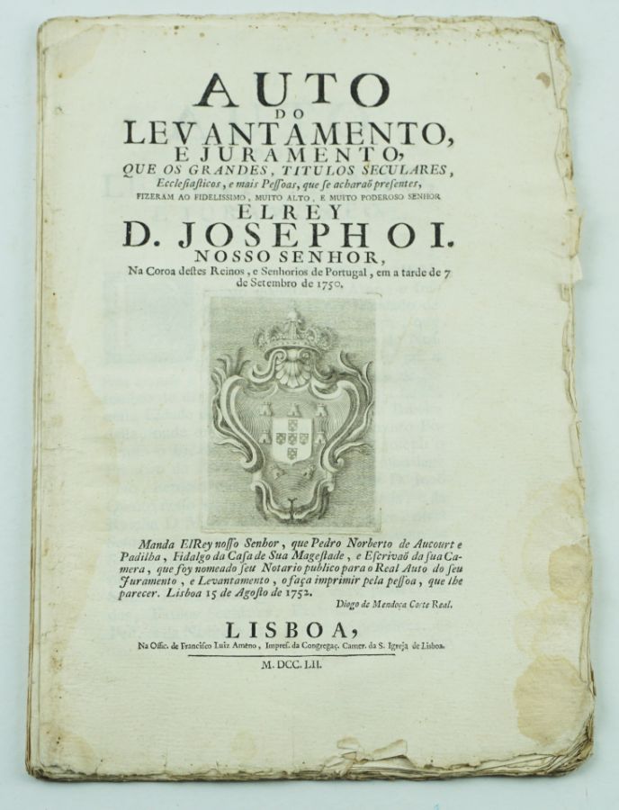 Auto de Juramento ao Rei D. José I