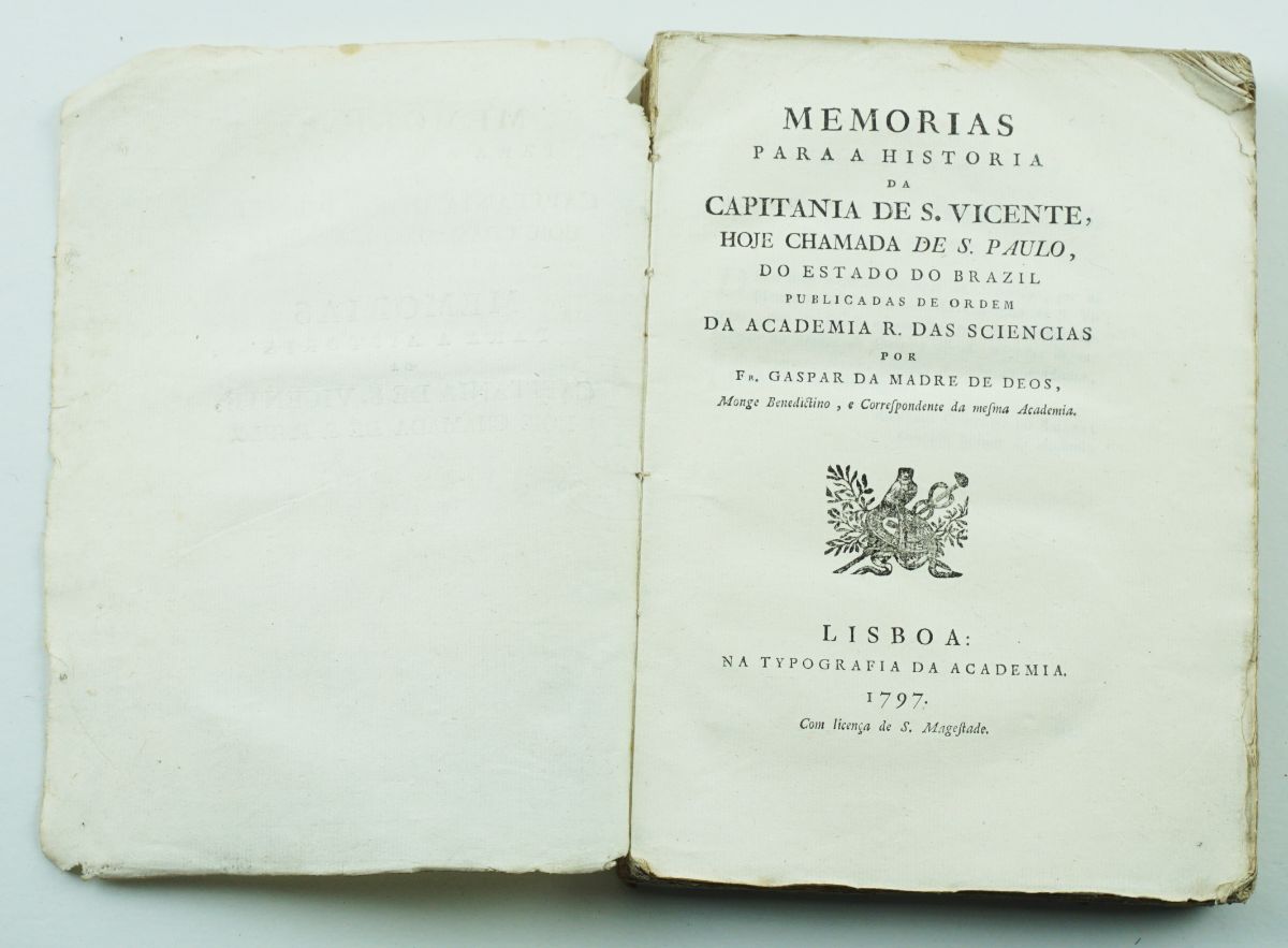 Memórias para a História da Capitania de S. Vicente