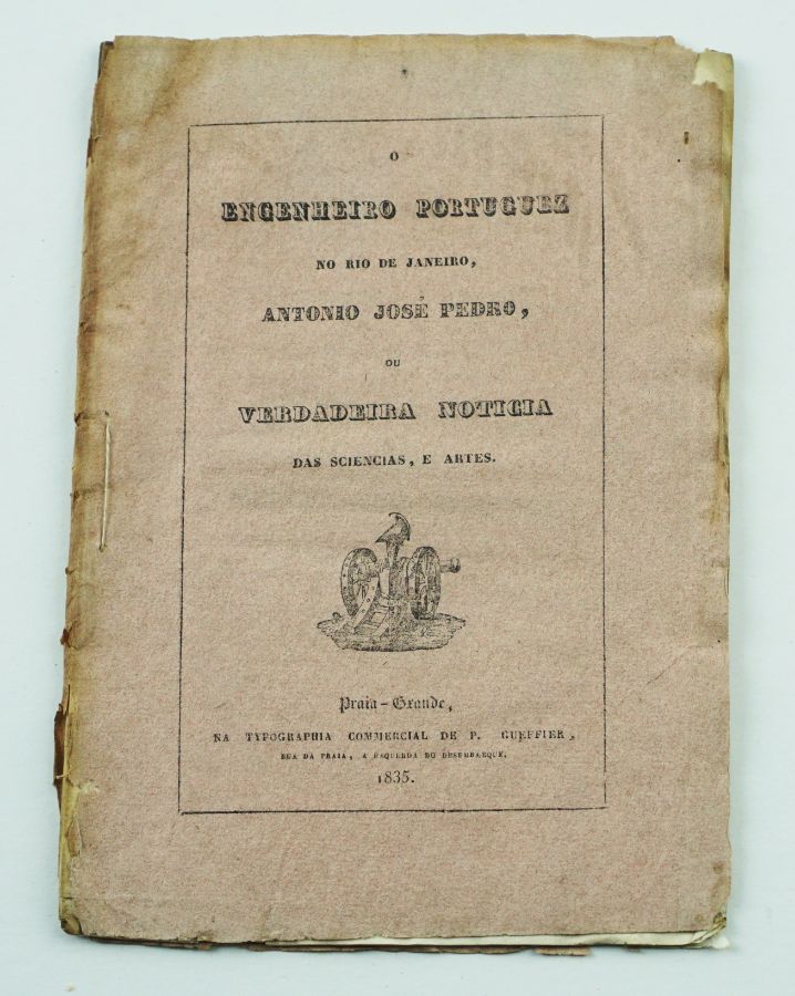 Raro Livro Brazileiro Impresso na Praia – Grande (1835)