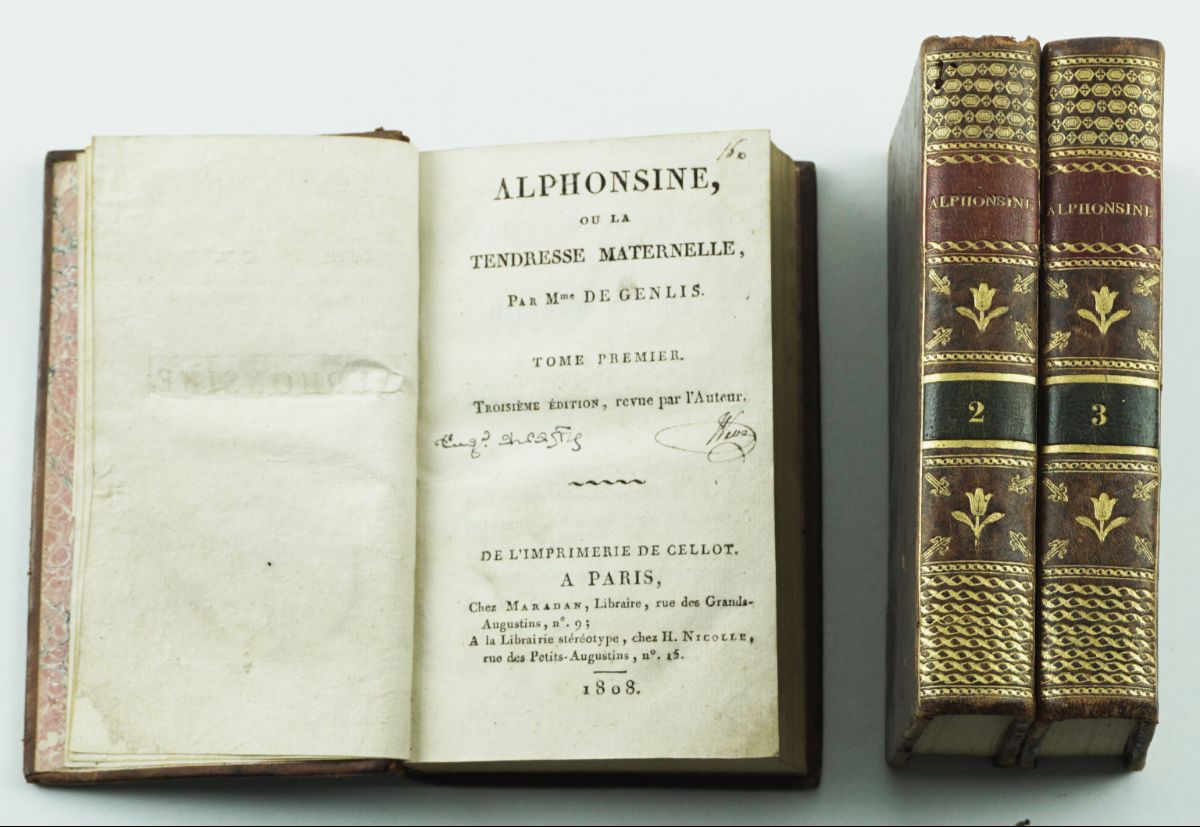 Rara obra da escritora Madame de Genlis (1808)