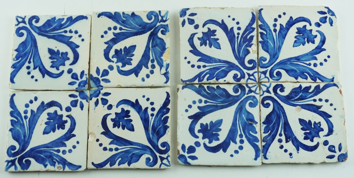 2 Painéis de 4 Azulejos