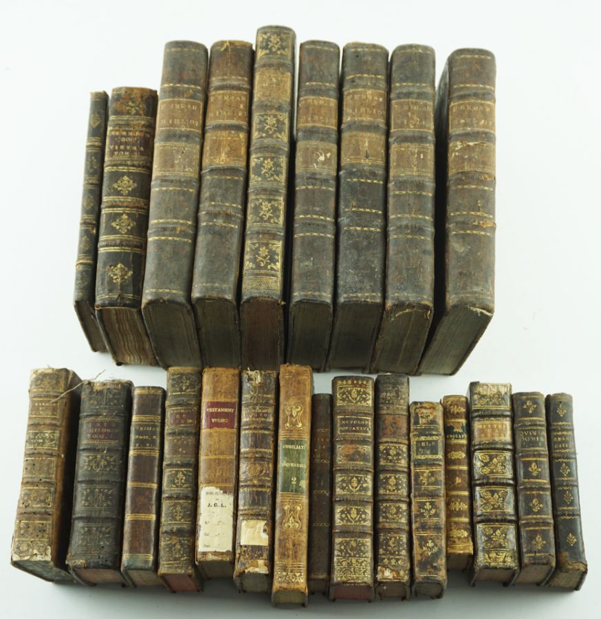 Conjunto de livros do séc. XVIII e XIX