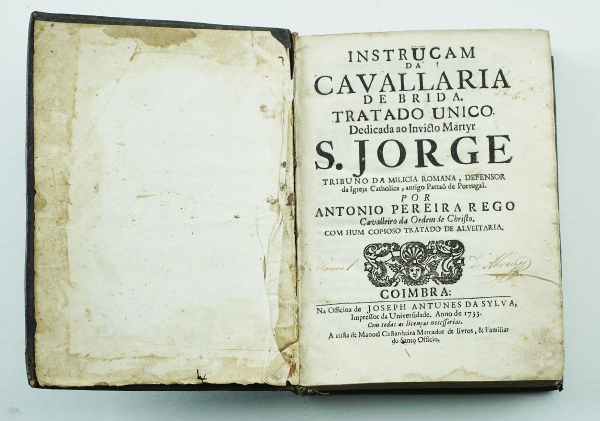 Instruçam da Cavallaria de Brida, 1773
