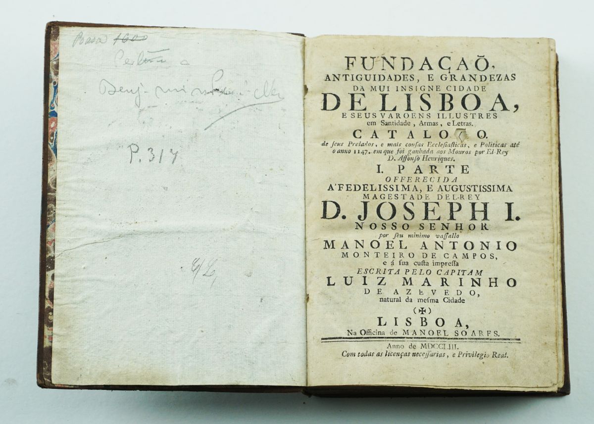 Fundação , Antiguidades e Grandezas da mui Insigne Cidade de Lisboa