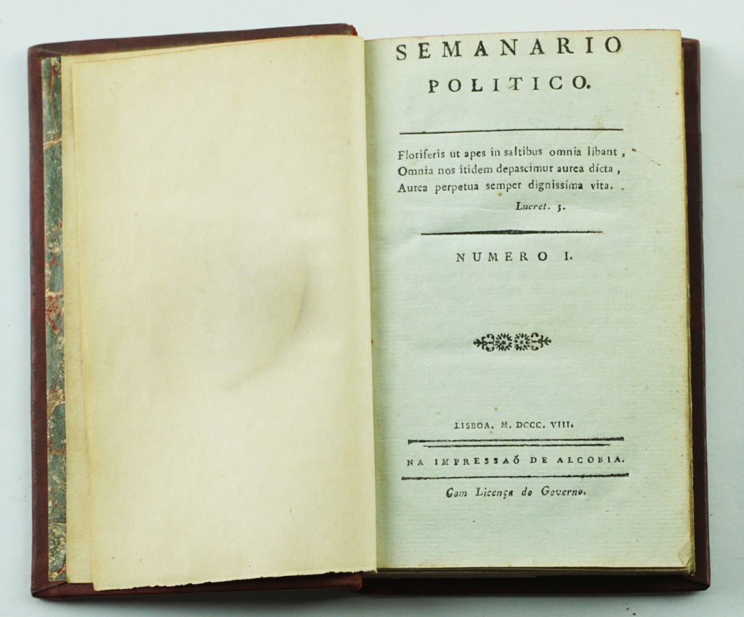 Raro periódico pró-francês publicado em Lisboa (1808)