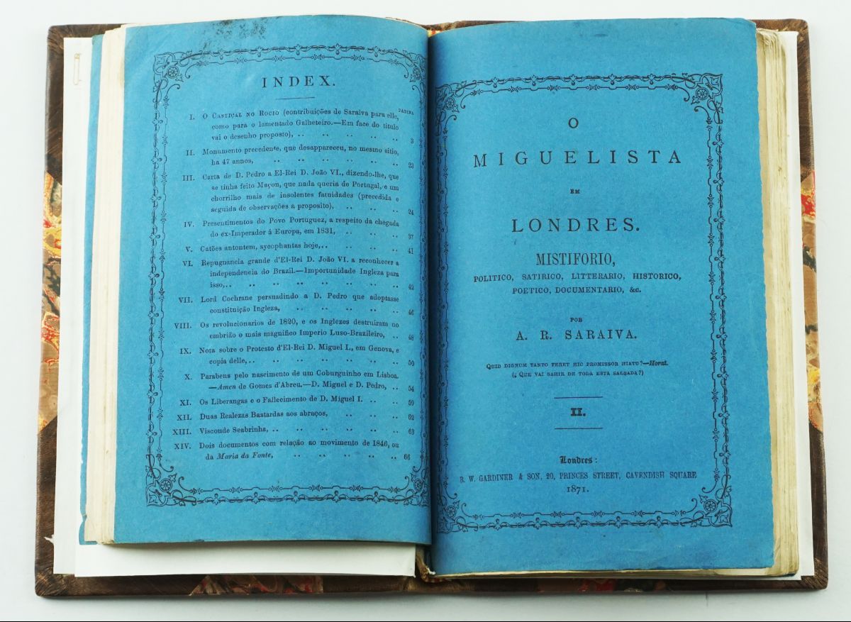 O Miguelista em Londres (1870-1871)