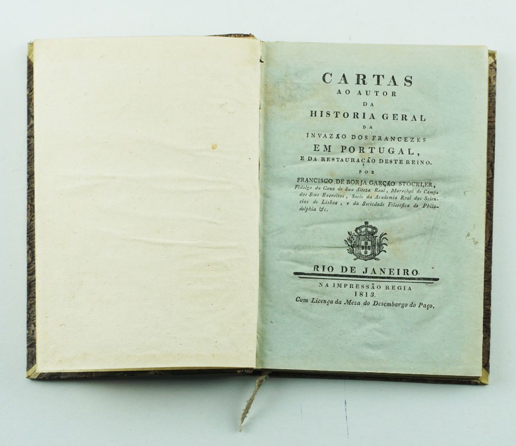 Raríssima obra sobre a Guerra Peninsular impressa no Brasil (1813)
