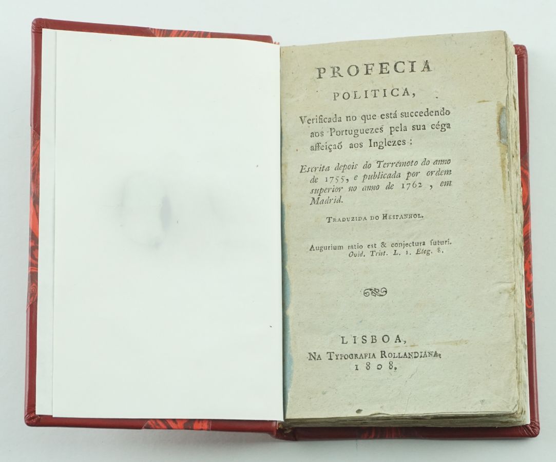 Curiosa obra anti-inglesa publicada em Lisboa durante a I Invasão Francesa (1808)