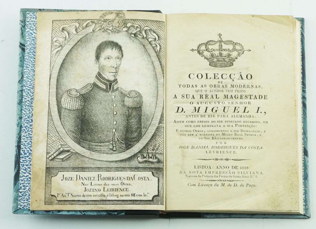 Elogios de José Daniel Rodrigues da Costa a D. Miguel