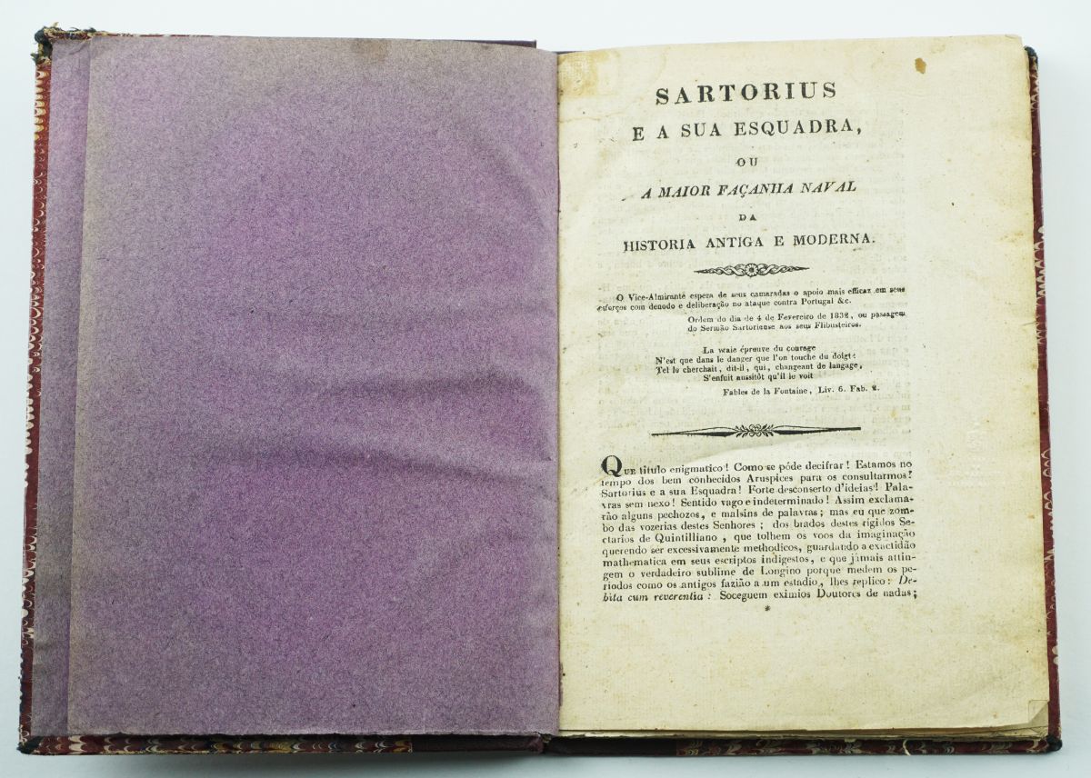 Colecção da publicação periódicas miguelista Sartorius e a sua Esquadra (1832)