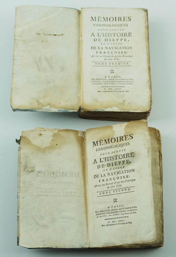 Mémoires Chronologiques (…) de la Navigation Françoise