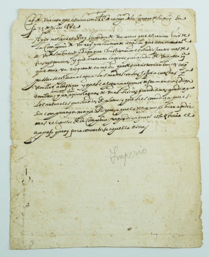 Angola - Minas De Prata – Manuscrito (1582)