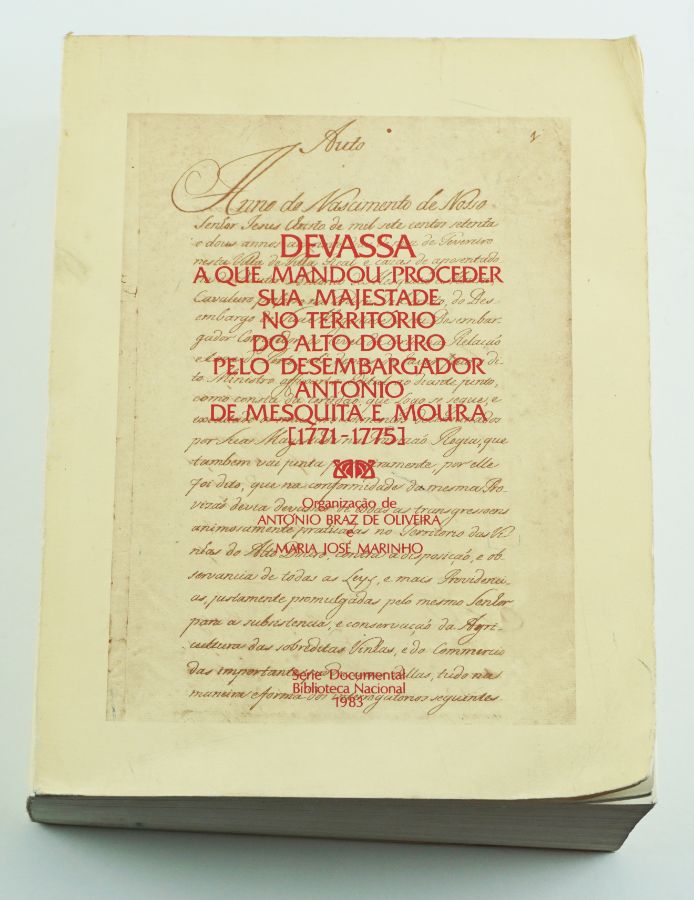 Devassa a que Mandou Proceder Sua Majestade no Território do Alto Douro