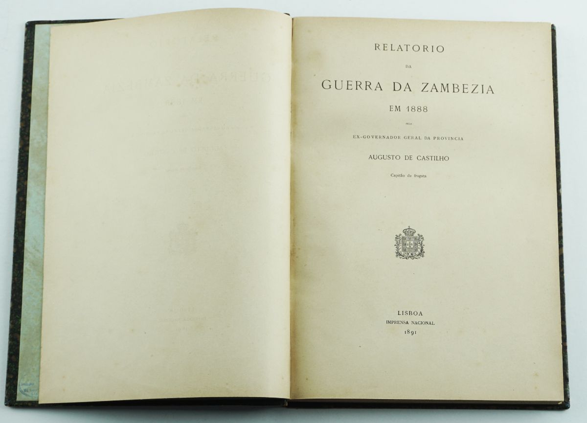 Relatório da Guerra da Zambézia em 1888