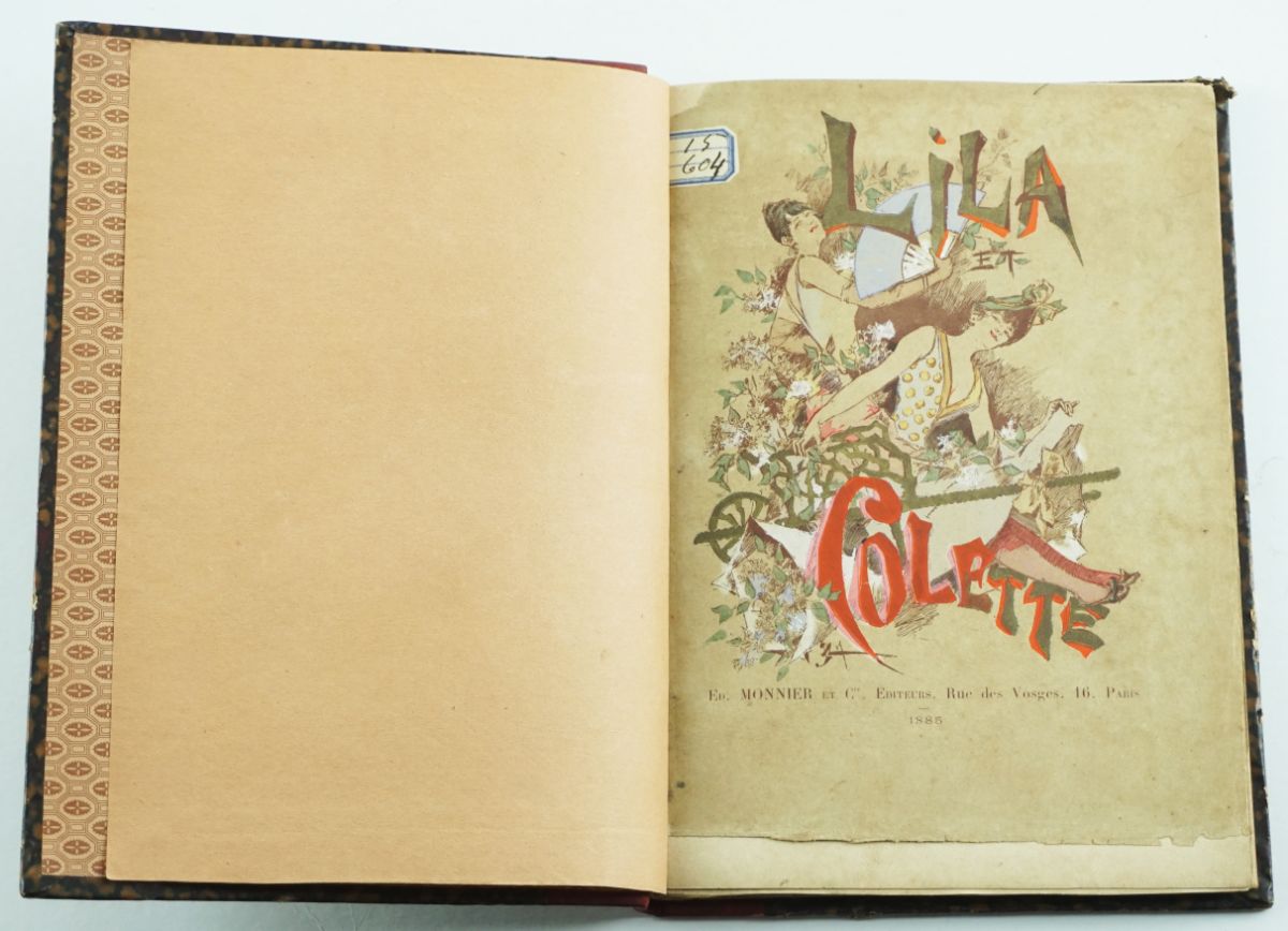 Lila et Colette – 1885 Livro lésbico