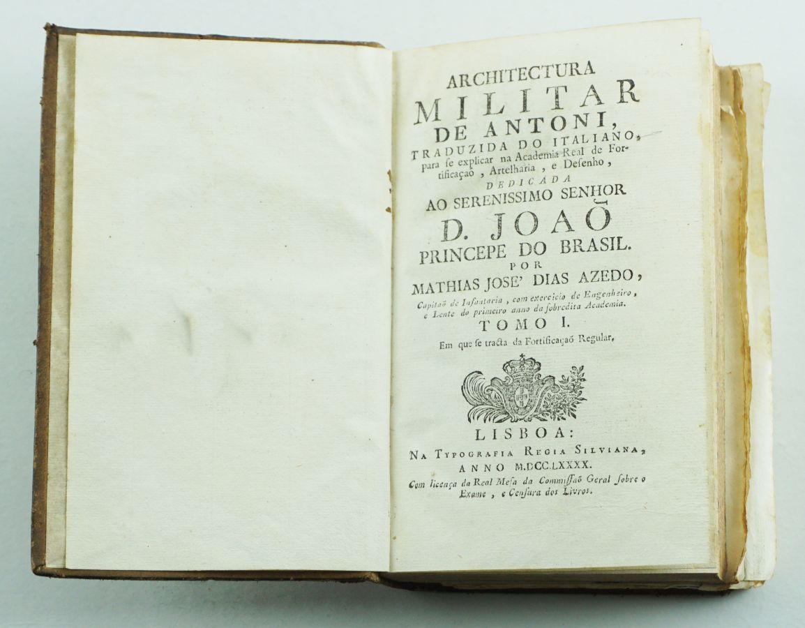 ARCHITECTURA MILITAR DE ANTONI – 1790