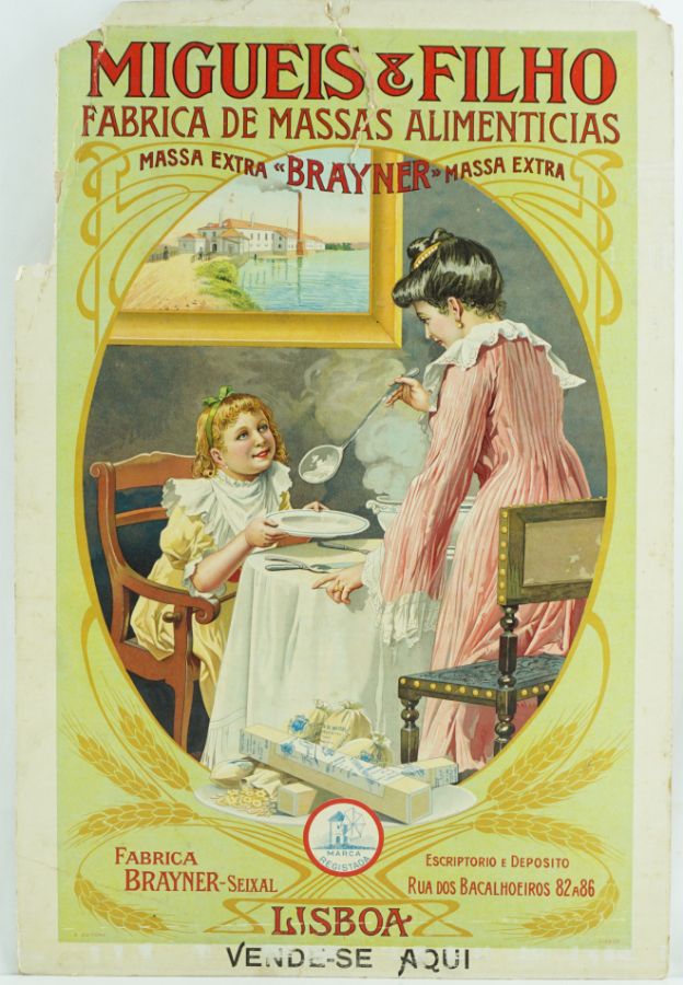 Cartaz publicitário do final do séc. XIX