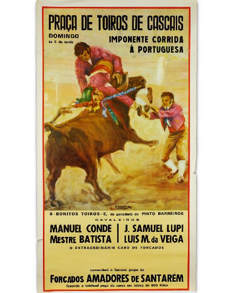 Cartaz para a Praça de Touros de Cascais