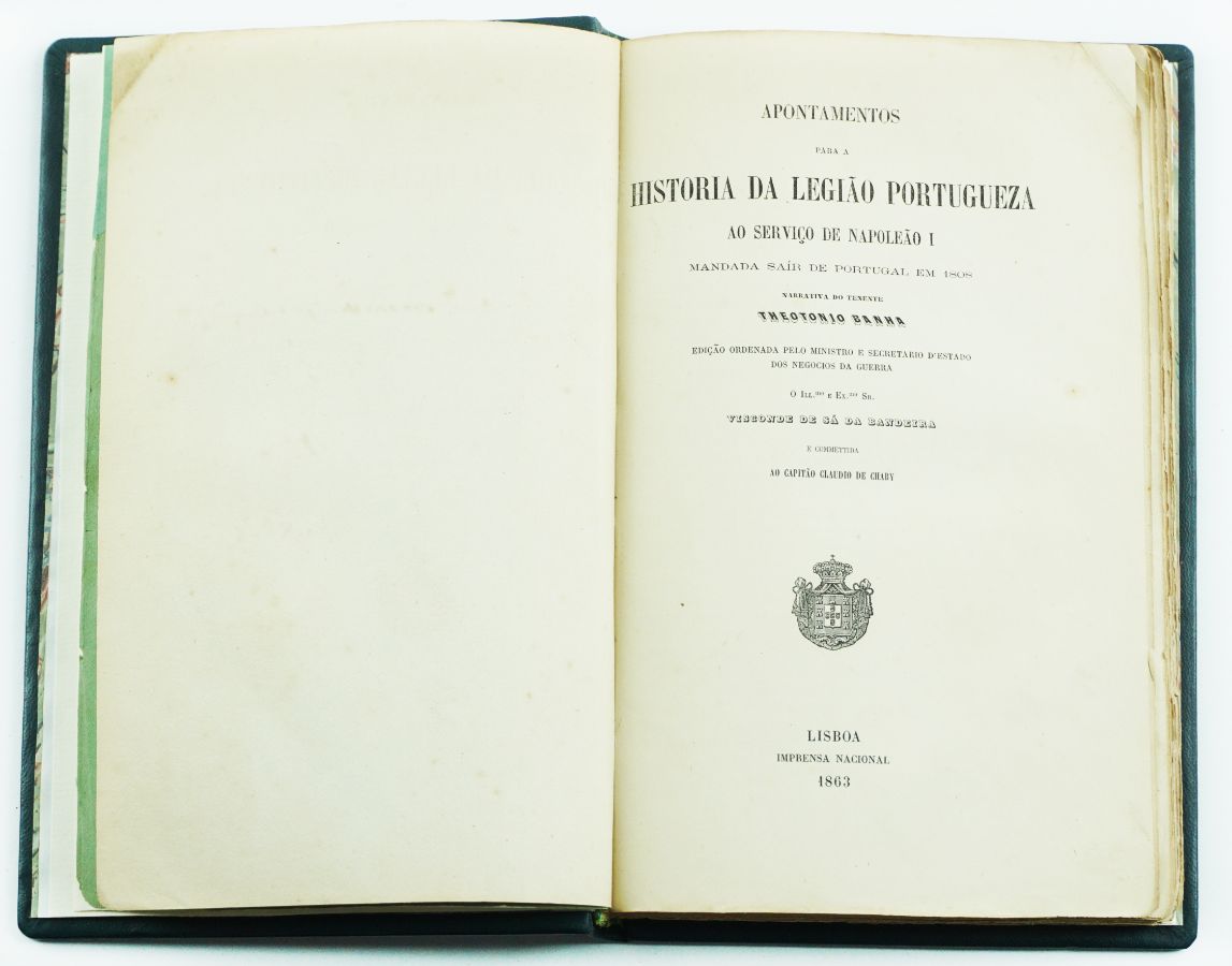 Livro sobre a Legião Portuguesa ao Serviço de Napoleão