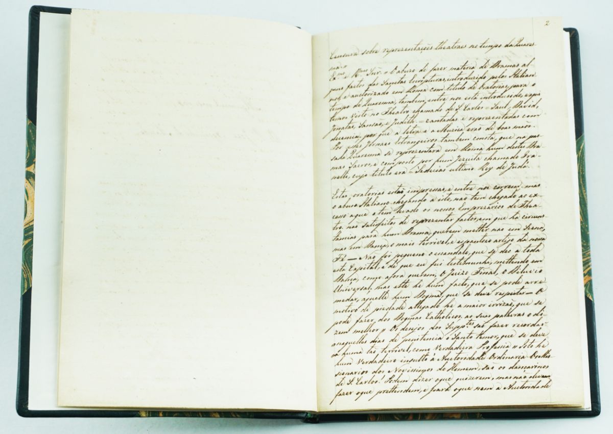 Manuscrito – censuras do Padre José Agostinho de Macedo