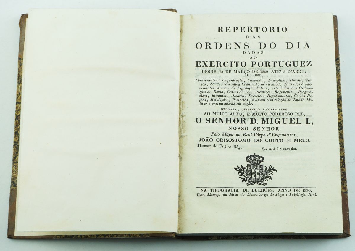 Ordens do Dia dadas ao Exército Português (1830)