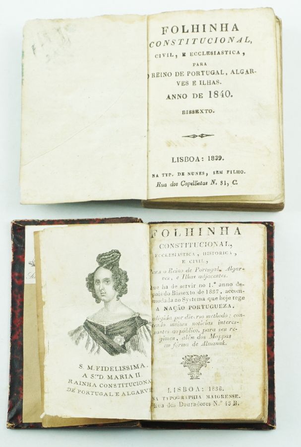 Almanaques – 1836 e 1840